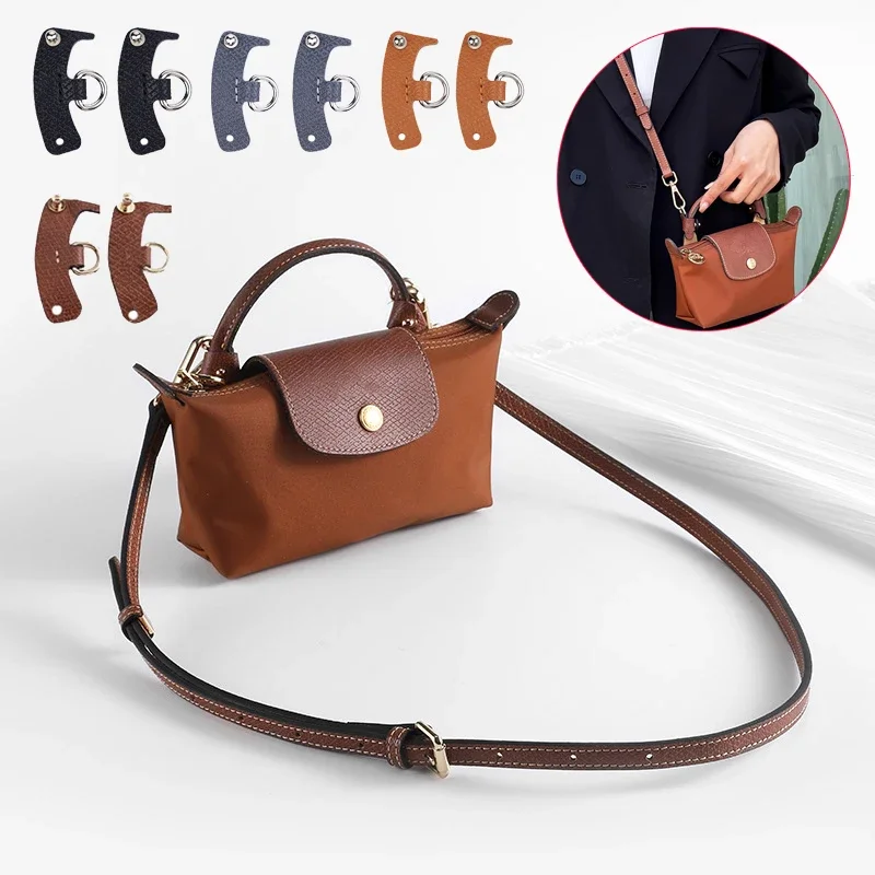 Taschen gurte aus echtem Leder Schlag freier Schulter gurt Cross body Conversion Schnallen tasche Transformation zubehör für Long champ