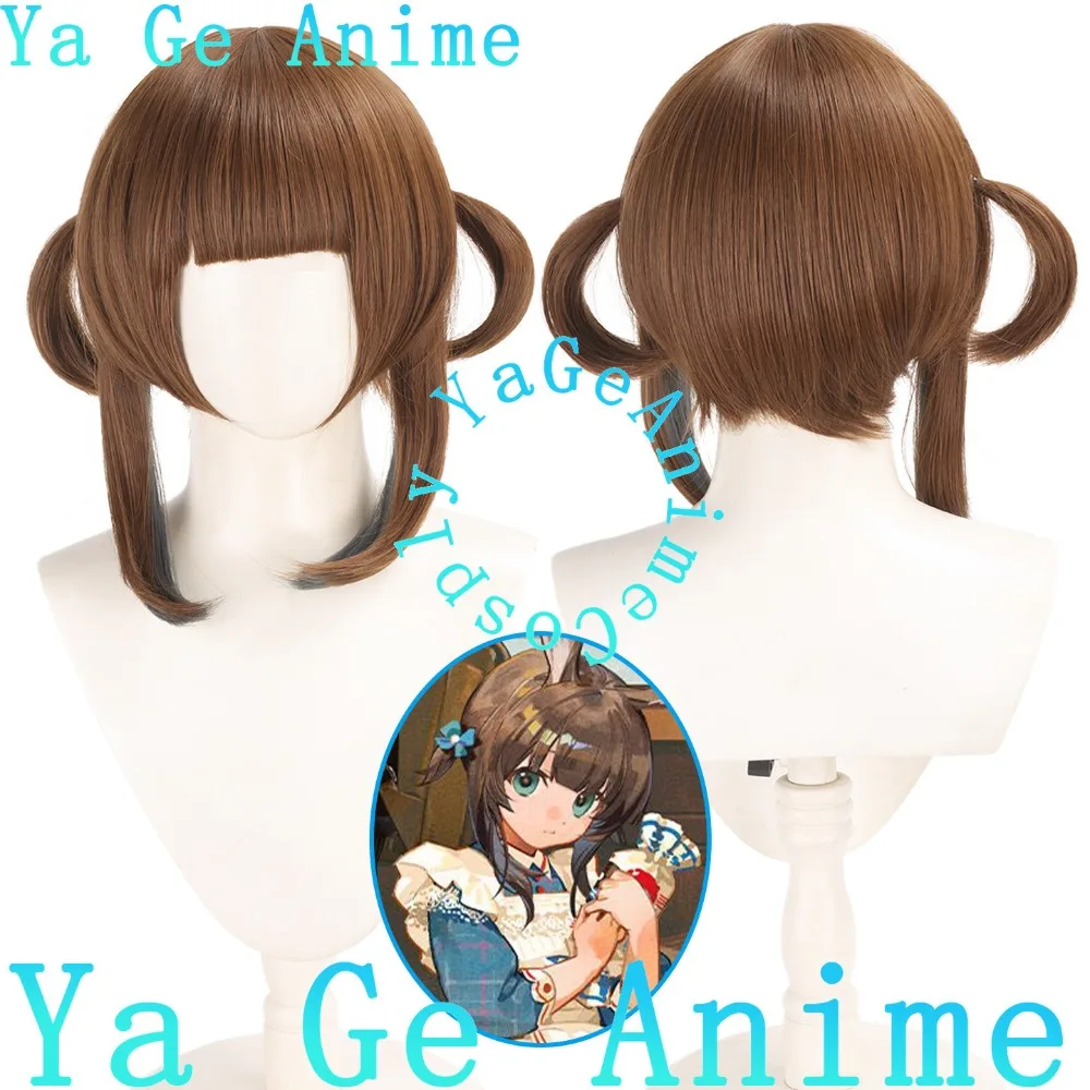 

Парик для косплея Амии из аниме Arknights, коллаборация Sweet Memory Echo White Rabbit, с отсоединяемыми маленькими косичками