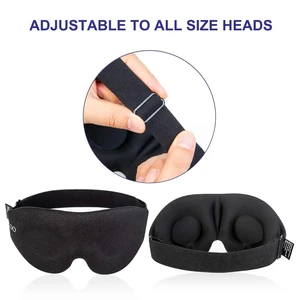 Eye mask to sleep glass with contours 3D Sale Set Set Molded Night Sleep Mask Block Light with women men with ear porch 10 Main Sales Sale for Sleep - №5