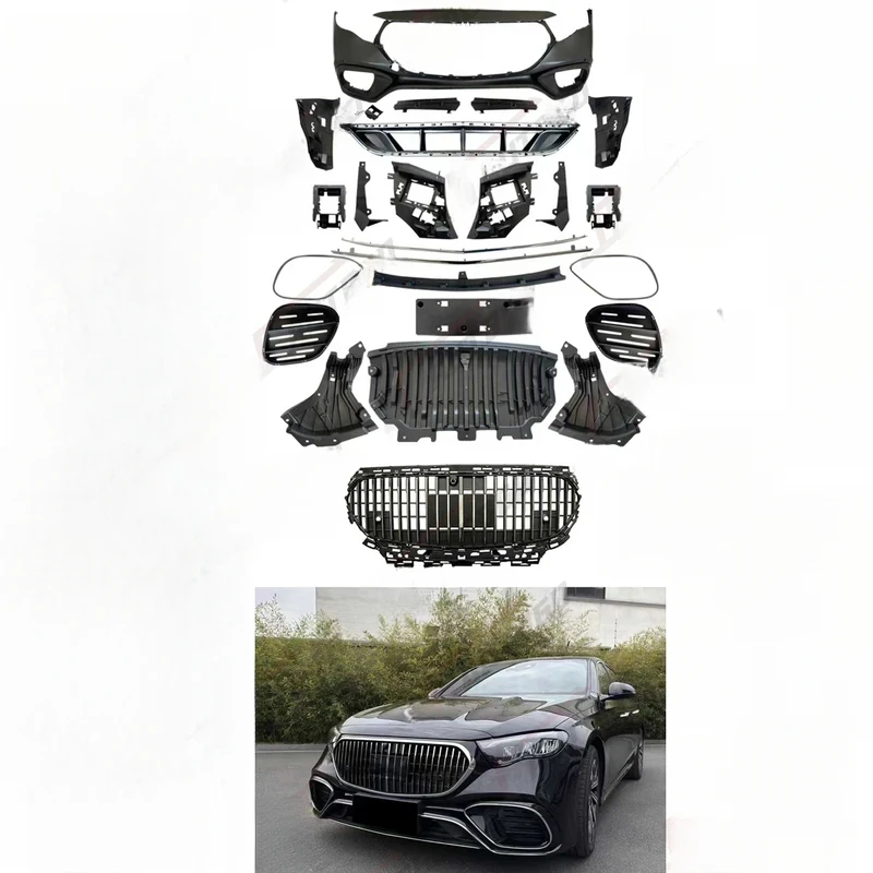 

Latest Version2025 New Design Auto Modification Conversion Body Kit For E Class W214 To W223 S Class S63 Style Fro