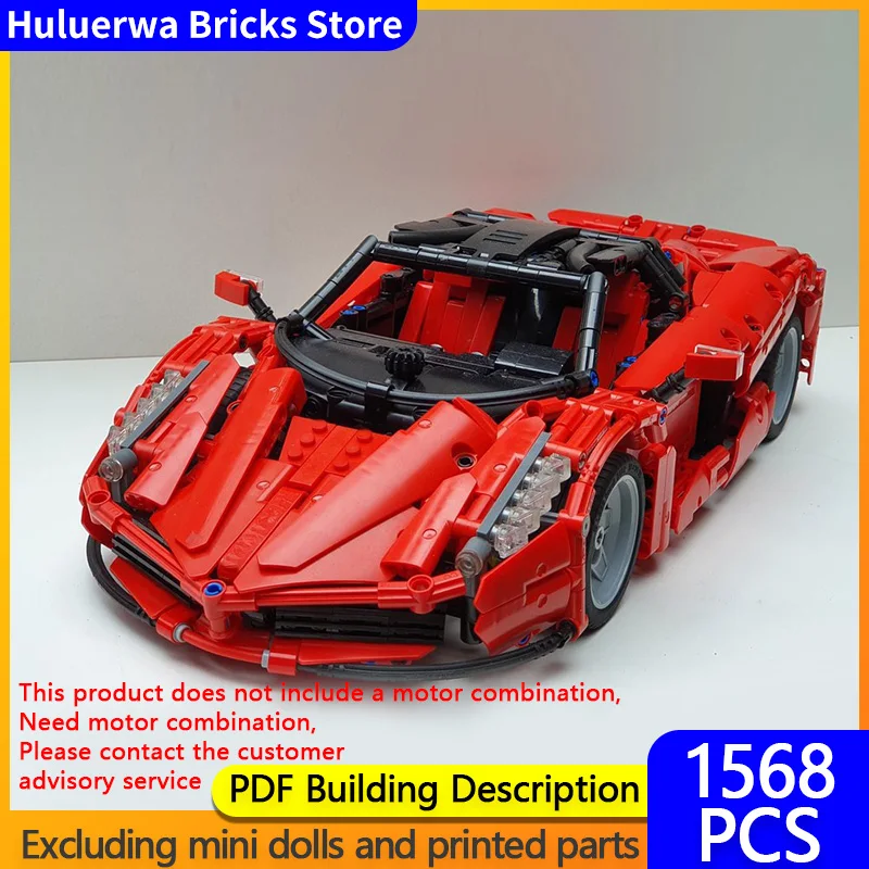 

Speed Racing Car Model MOC Building Bricks Laferrari Top Tier Sports Car Modular Technology Gifts Holiday Assemble Children Toys