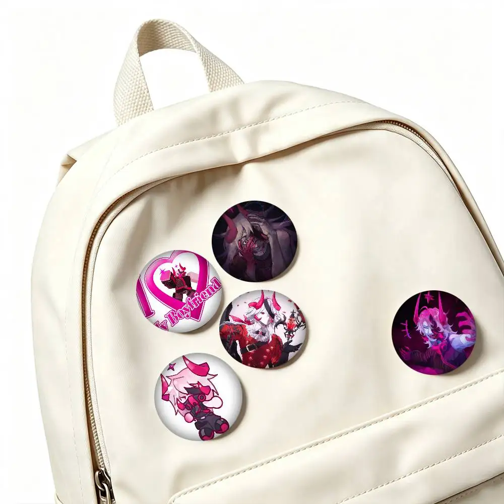 S-Subspace Phighting Shooter Game 25 32 44 58 75mm Badges Personalized Round Brooches Pins Accessory Gift