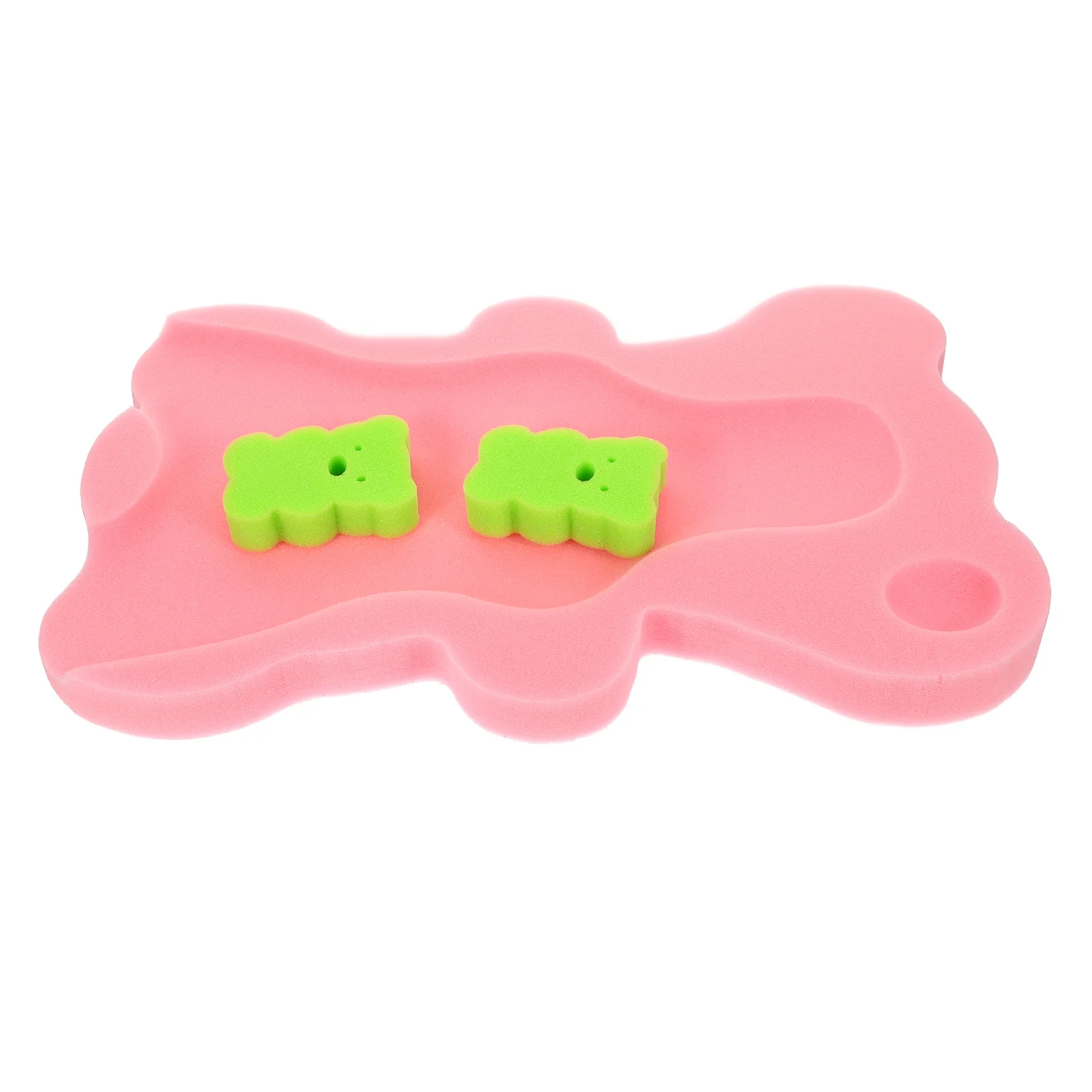 

Baby Bath Mat Non slip Sponge Cushion for Infant Cartoon Shape Bathing Essential Newborn Toddler Safe PU Material