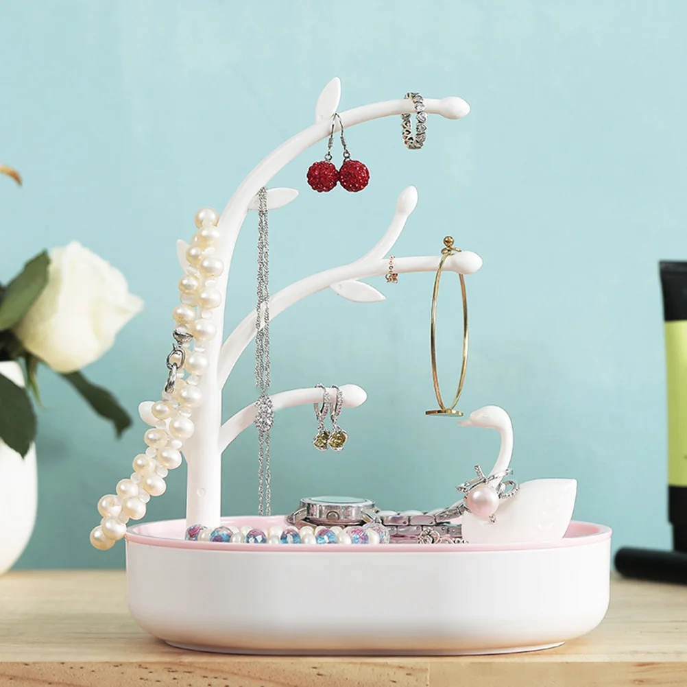 

Jewelry Rack Women's Stand Storage Organizer Girl's Earring Holder Display