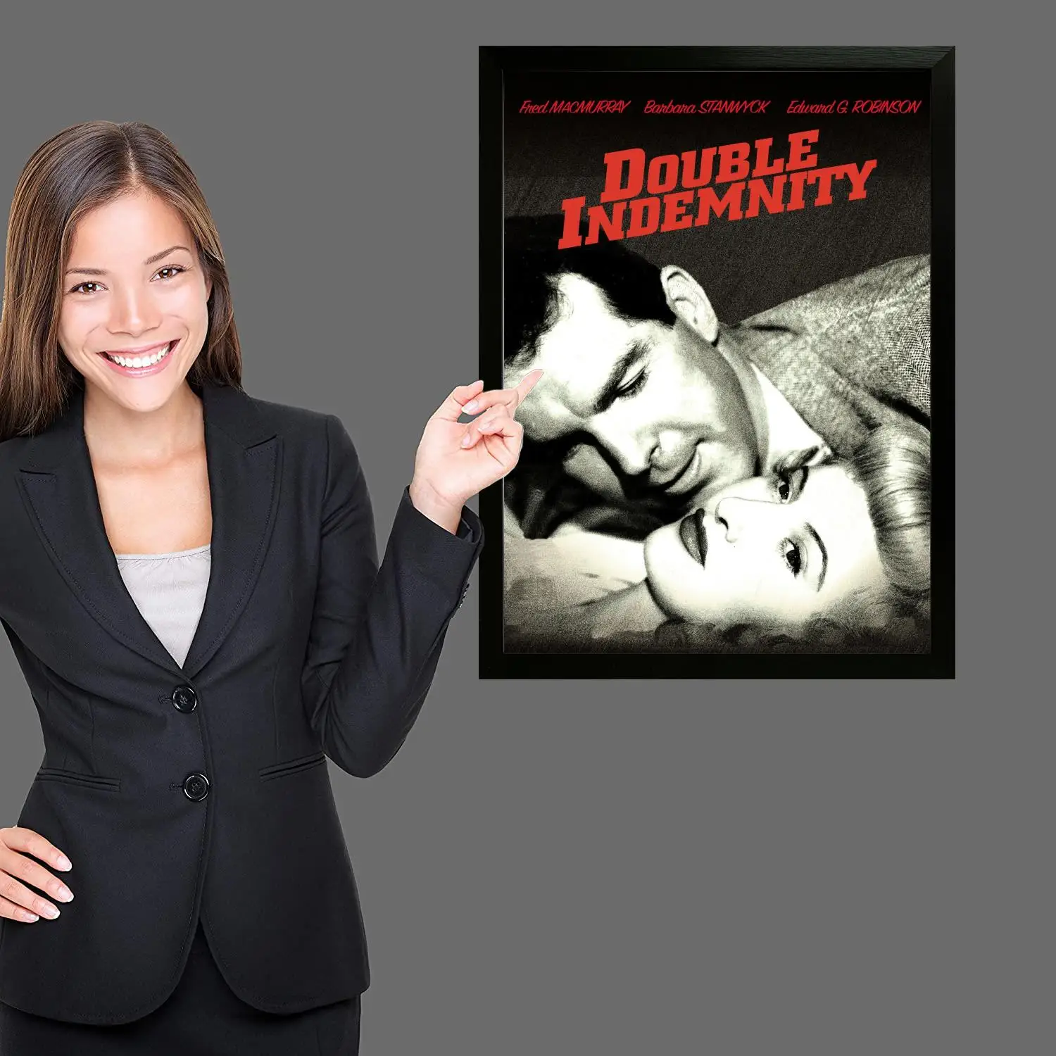 ملصق فني من القماش لفيلم Indemnity المزدوج وفن جداري، طباعة صور، عائلة حديثة، ديكور غرفة النوم، ملصقات، لوحة زخرفية