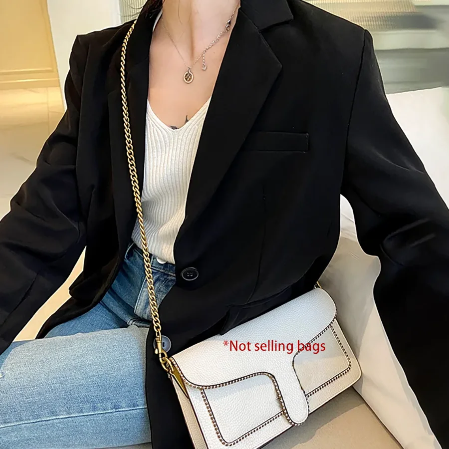 Bag Chain For Coach Tabby26 Bag Chain Accessories Crossbody Bag Strap Metal Shoulder Strap Bag Transformation Accessories