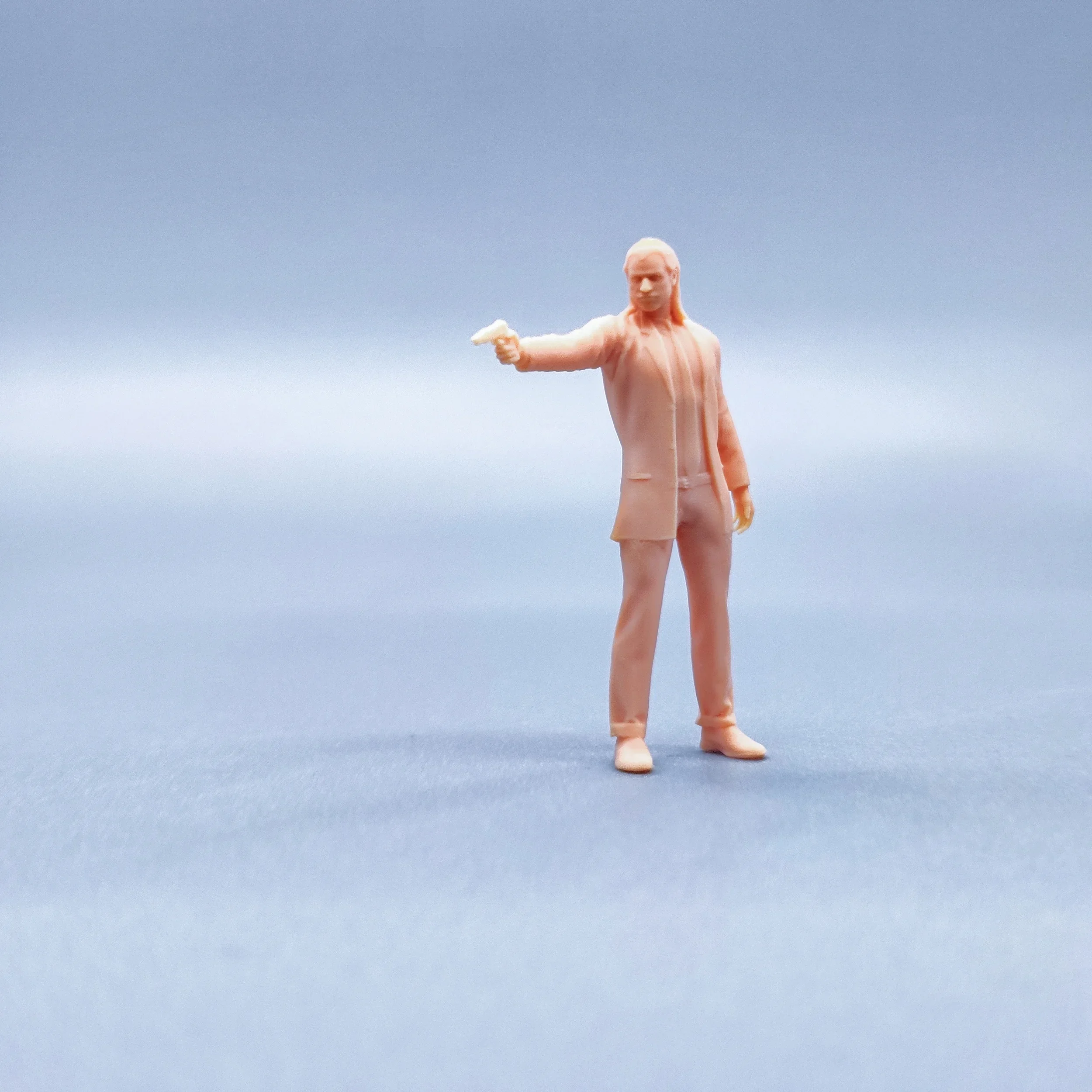 

1/64 1/50 1/43 Figurines Scale Model Resin Pulp Fiction Long Hair Vincent Uncolored Miniatures Diorama Hand-painted V931