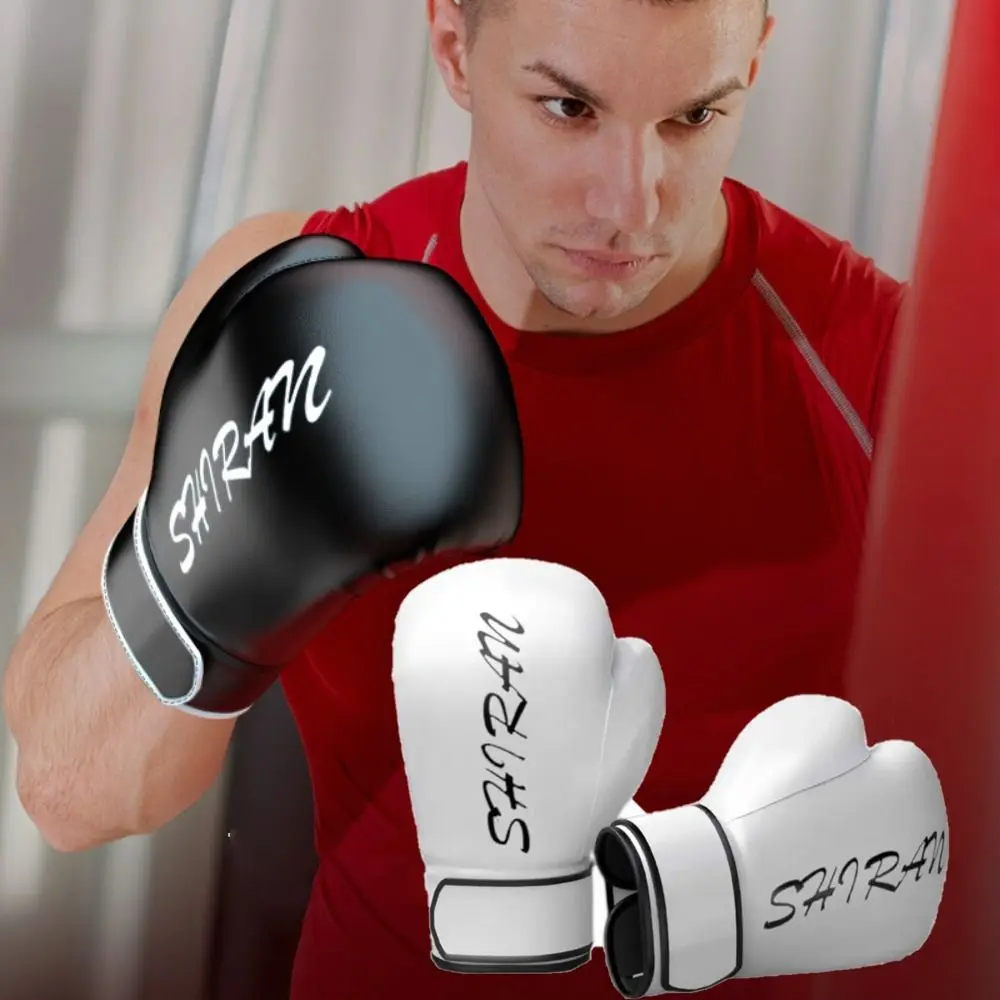 

Unisex PU Leather Boxing Gloves, Premium Protection, Punching, Kickboxing, Training, 1 Pair