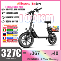 JUICEASE ESBS/ESBS PRO Adult Electric Scooter 54.6V 22.5AH Large Capacity Battery 100KM Long Range 500W Motor 35KM/H With Seat