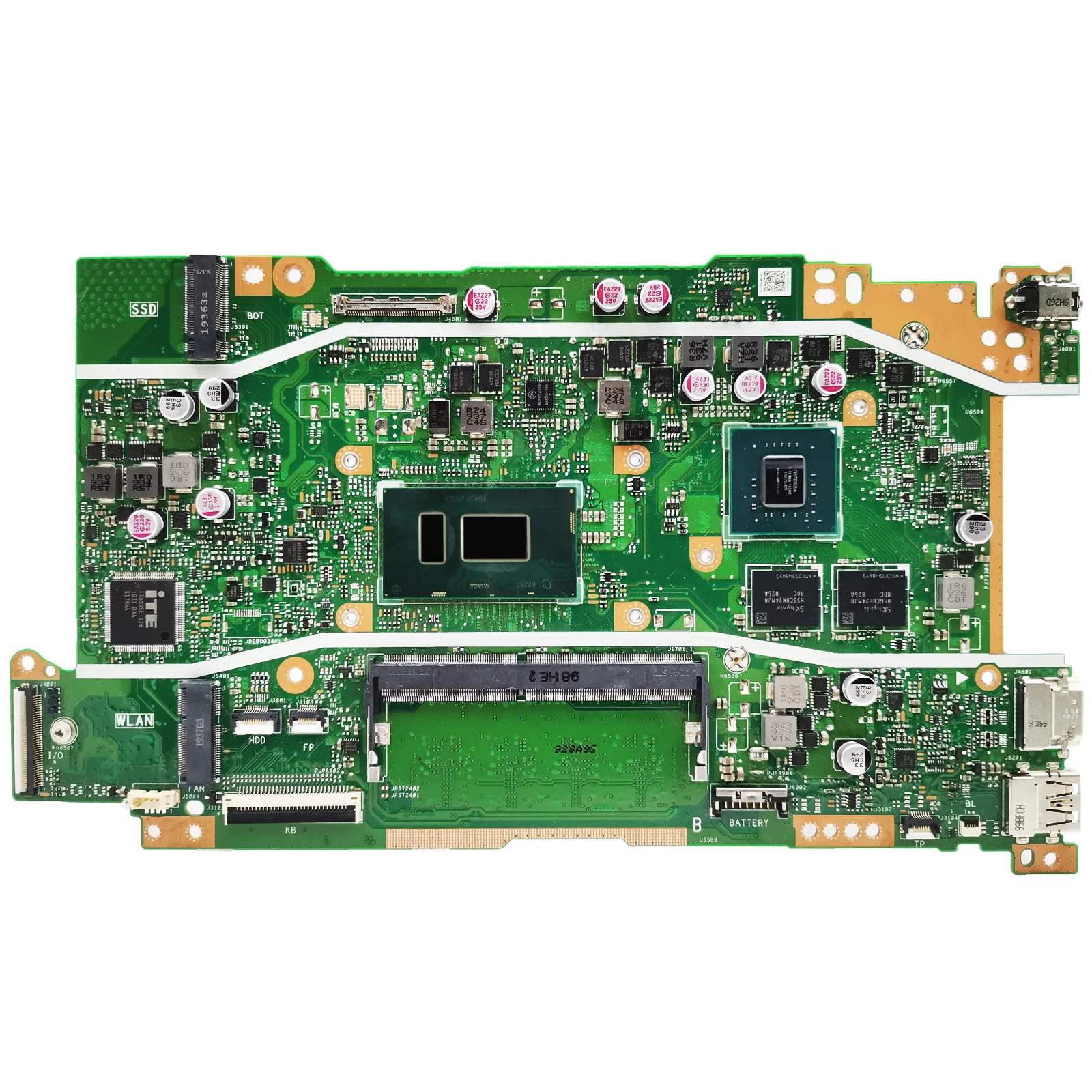 Carte mère d'ordinateur portable pour Asus, X409UB, X409UJ, X509UJ, A409U, A509U, F409U, F509U, CPU i3, i5, i7, 7e, 8e, Isabel, 4G RAM