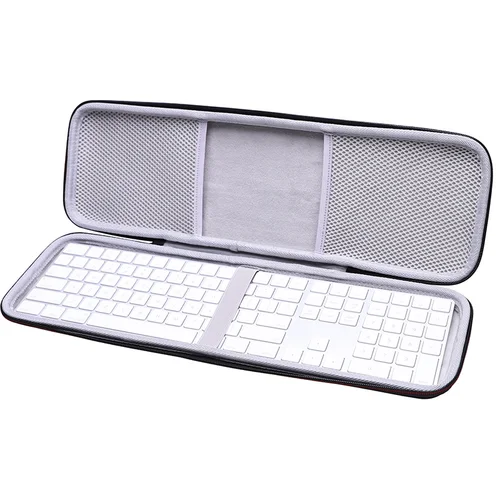 Estuche rígido LTGEM EVA para teclado mágico Apple con bolsa de almacenamiento para transporte de teclado numérico