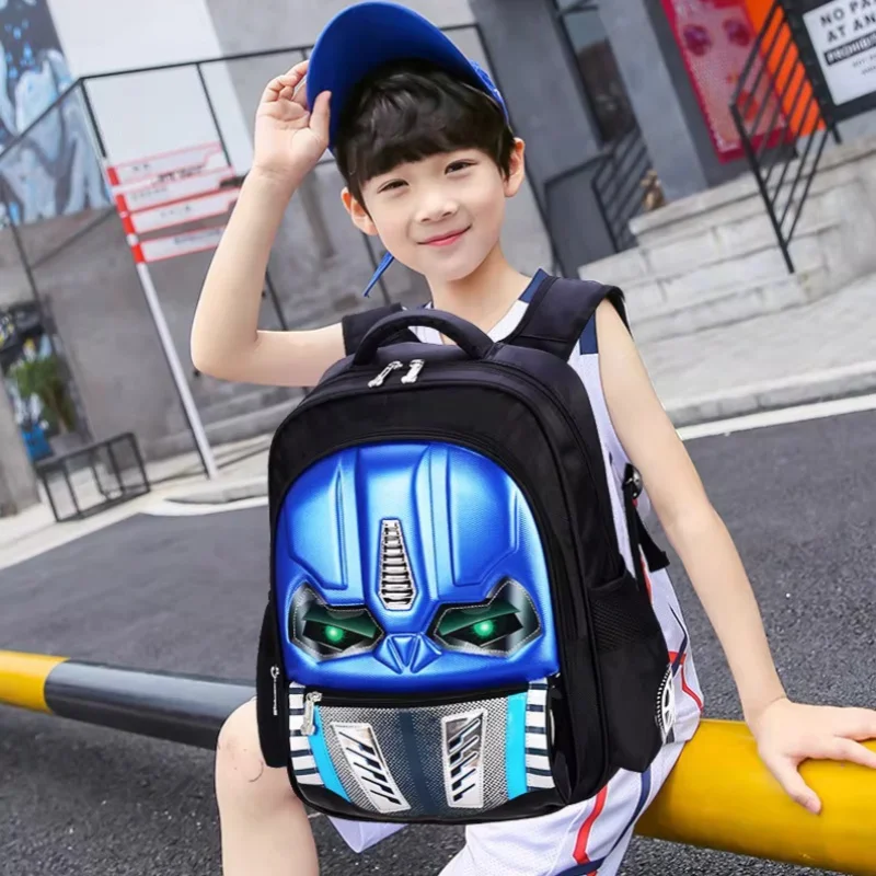 Transformers Single/Double Shoulder Handheld Backpack Portable Large Capacity Cartoon Anime Surprise Gift Children's Backpack