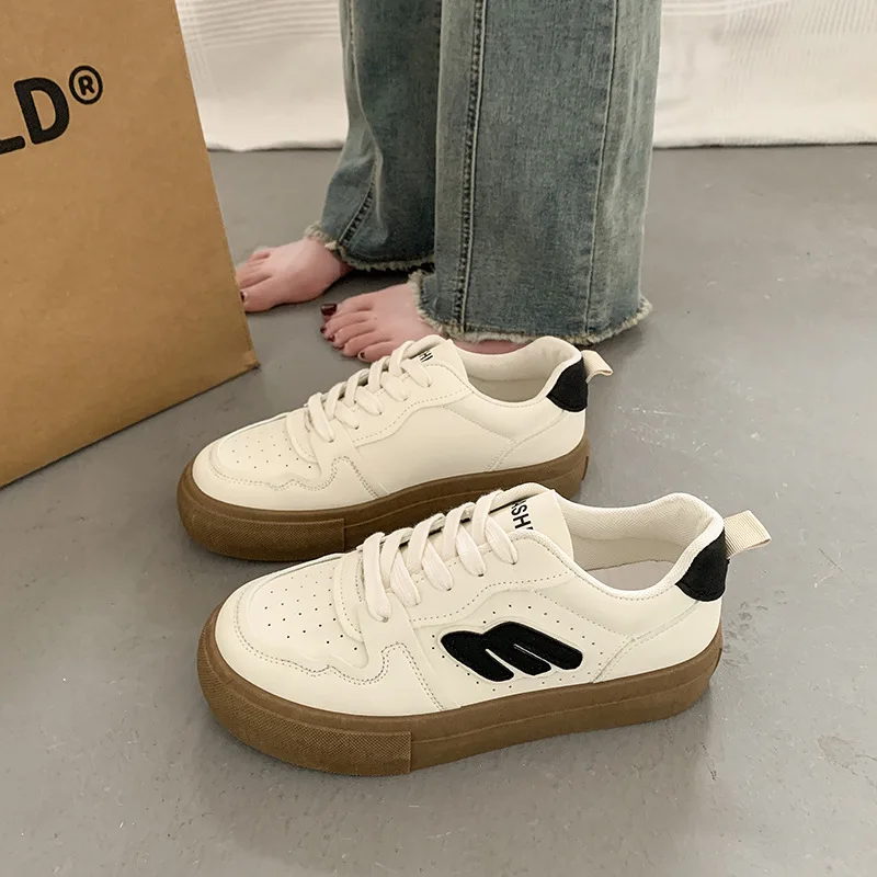 

Spring Autumn Fashion Casual Shoes Outdoor Lace Up Sneakers for Women Female Comfortable Versatile Sport Shoes Vulcanize Shoes