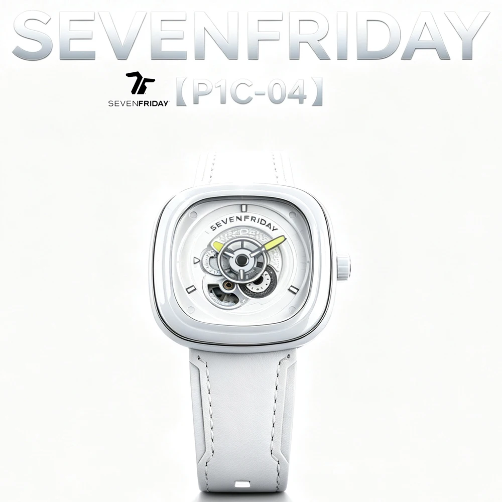 New product SevenFriday fashion men's watch P1C/04 automatic mechanical movement women's watch luxury couple series men's and wo