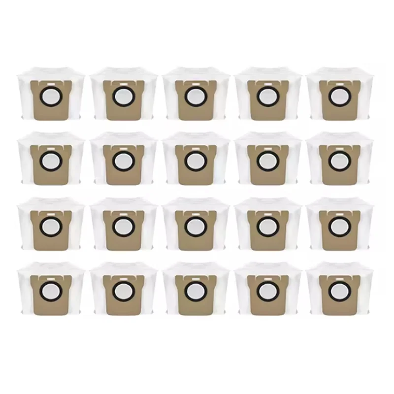 สำหรับ Xiaomi X20 Max/X20 Pro/D109GL/D102GL ถุงเก็บฝุ่นแบบเปลี่ยนได้ - อุปกรณ์เสริมเครื่องดูดฝุ่น 20 ชิ้น