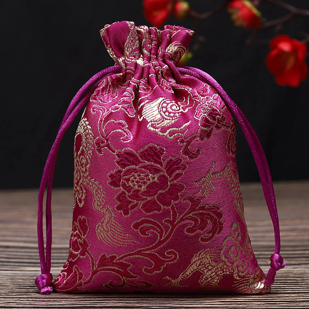 

Галстук конфетный подарок на вечеринку, шнурок, вышитая атласная упаковка для ювелирных изделий, сумка для хранения, сумка