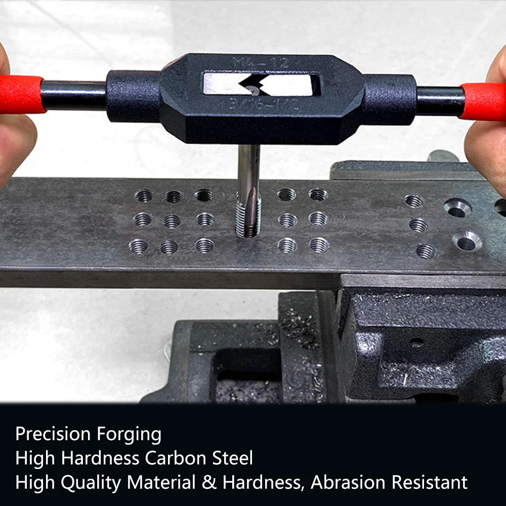 1pcs Adjustable Tap Wrench M1-8 M1-10 M3-10 M4-12 M5-20 M9-27 M13-33 Anti-slip High Speed Steel Wrench Tool Must-Have Power Tool
