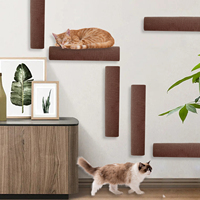 Cat Scratch Board Cat Scratching Stick Wall Mounted Portable Selfadhesive Kitten Toy Climbing Frame Wear Resistant Pet Furniture