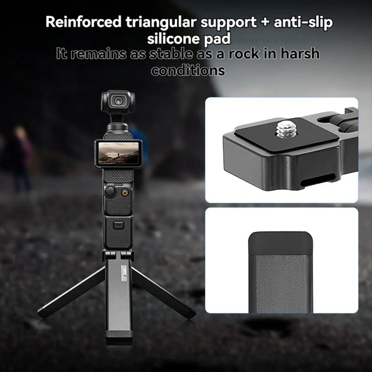 Magnetic Tripod Quick Release Selfie Stick for Pocket 3 360 Action 5 Pro 4 X5 Camera Accessory
