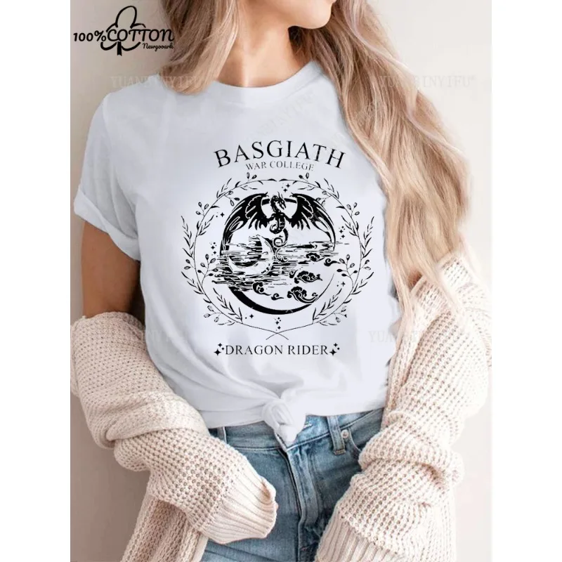 

Новое поступление в стиле Харадзюку, футболка с принтом «Четвертое крыло Бажана», футболка унисекс из 100% хлопка с круглым вырезом и короткими рукавами