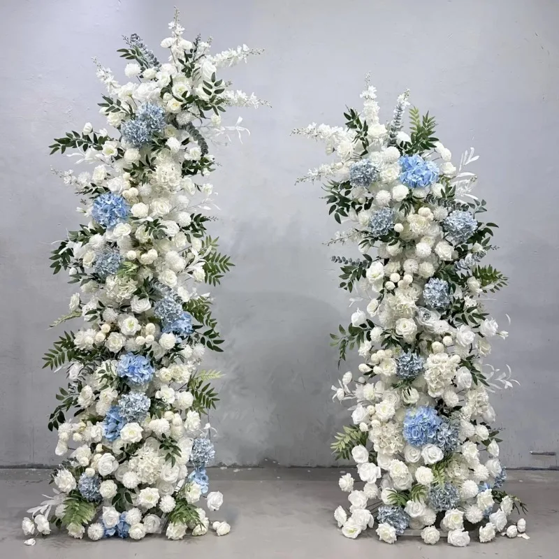 

Customized White Artificial Flower Arch Wed Arch Silk Artificial Flowers for Wedding Decoration