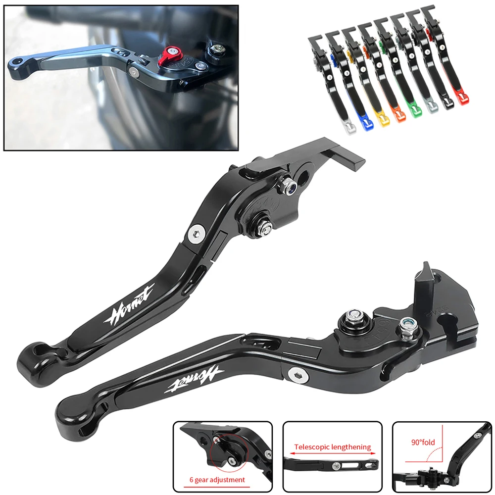 For HONDA CB599 CB600 HORNET CB 599 CB 600 1998-2006 CB919 2002-2007 Motorcycle Brake Clutch Levers Adjustable Handles Lever