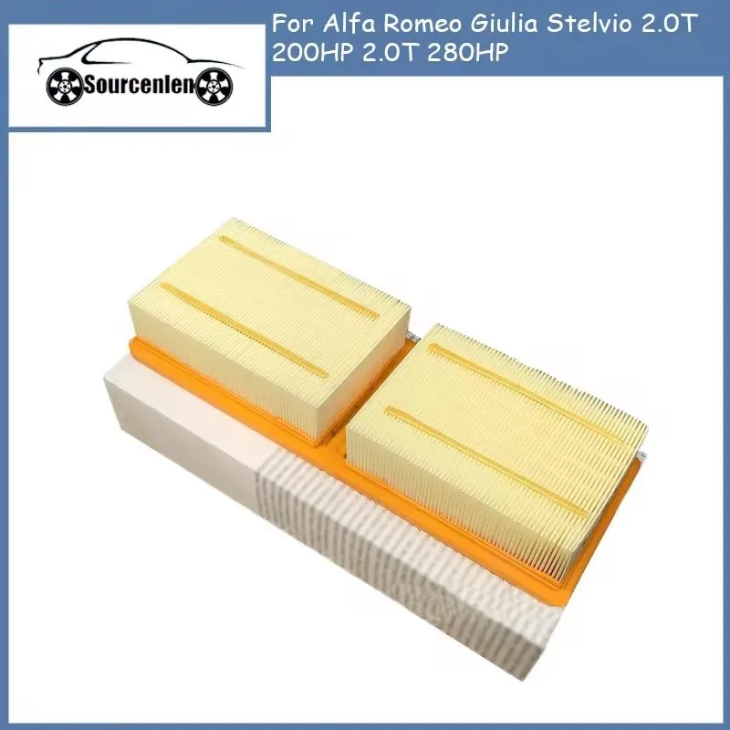 50534420 Car Engine Air Filter for Alfa Romeo Giulia Stelvio 2.0T 200HP 2.0T 280HP