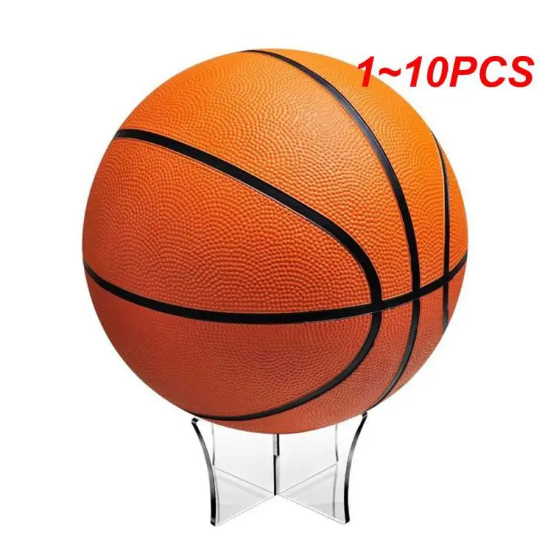 

1~10PCS Round Ball Holder Soccer Rugby Bowling Display Stand Acrylic Ball Stands Sports Ball Storage Display Racks (Transparent)