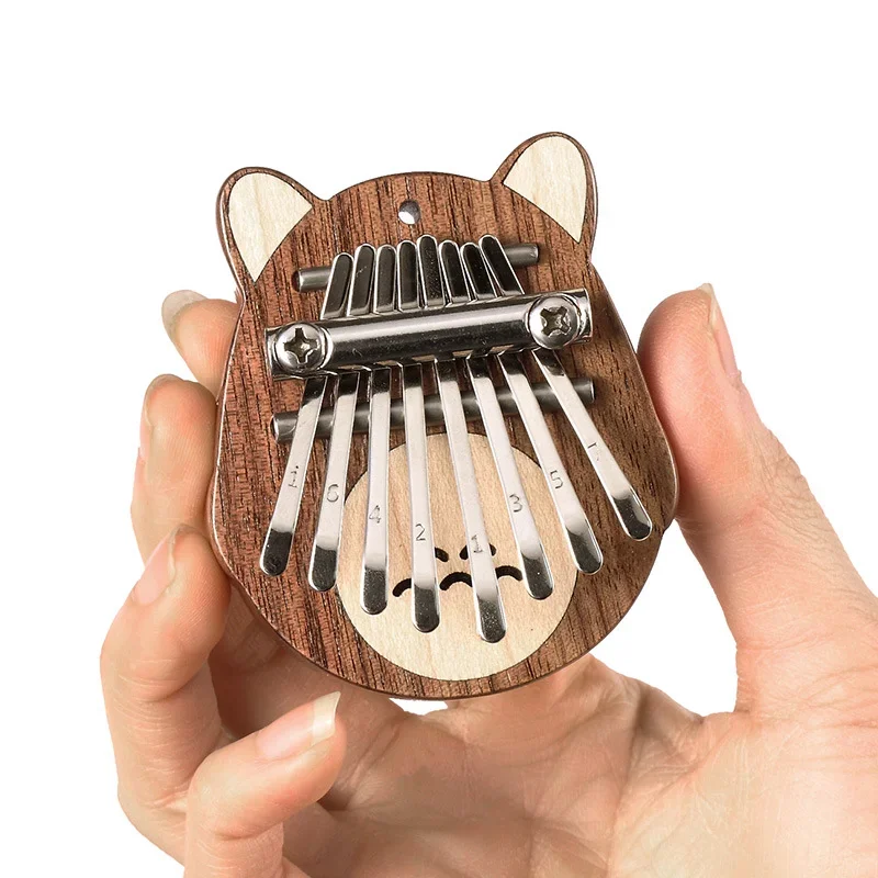 [Class D portable exercise model] MINI eight-tone thumb piano chinchilla plucked musical instrument beginner Kalimba