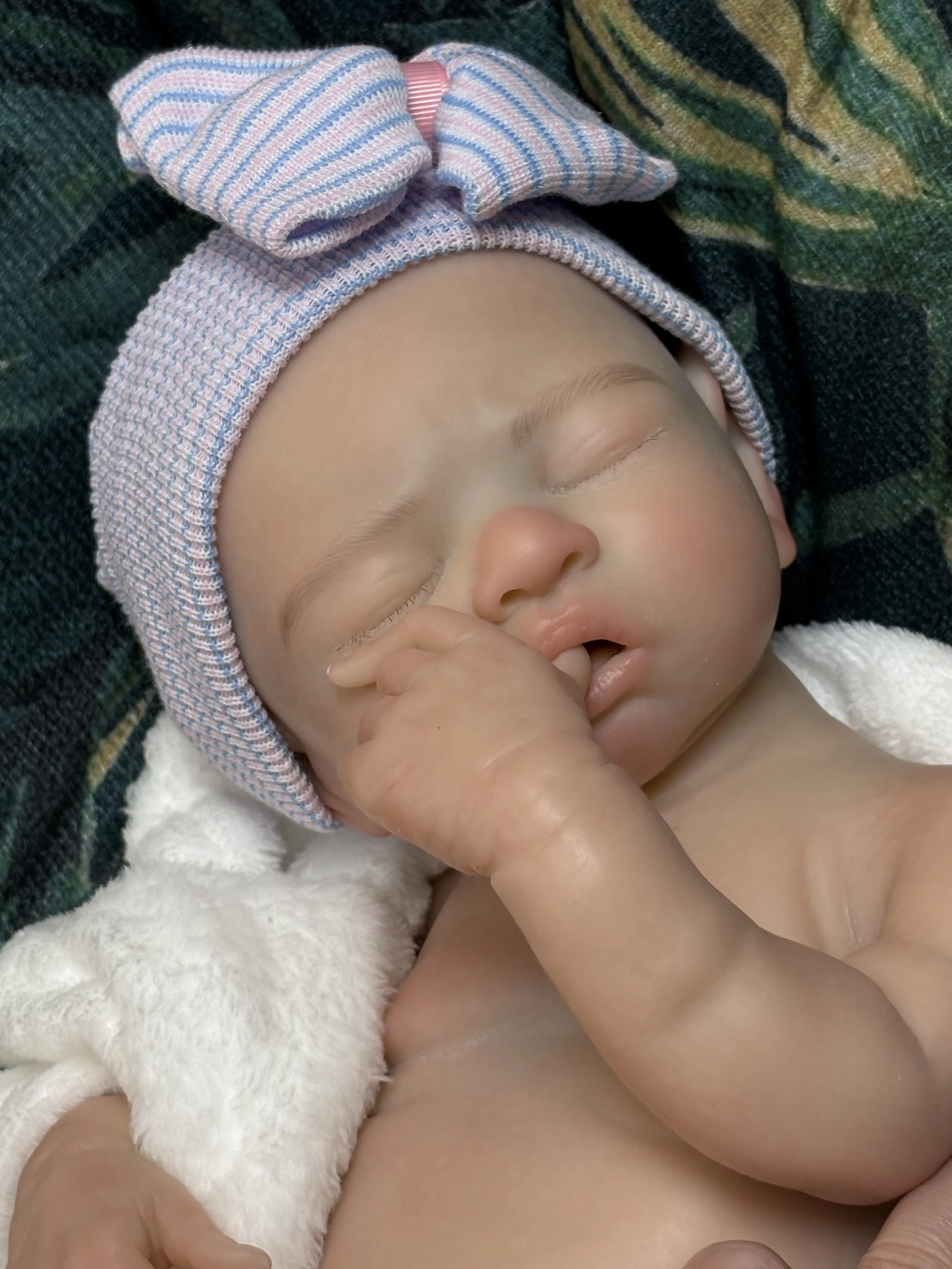 Muñeca Reborn De silicona sólida con boca abierta De 16 pulgadas, muñeca bebé sin pintar pintada hecha a mano, Boneca Reborn Corpo De silicona