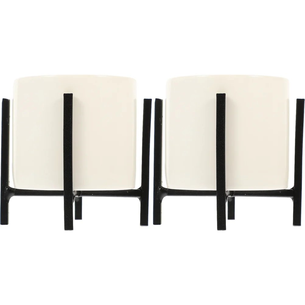

2Pcs Ceramic Utensil Holders Chopstick Buckets Large Storage Rack Desktop Cutlery Organizers Kitchen Supplies Utensil Holders