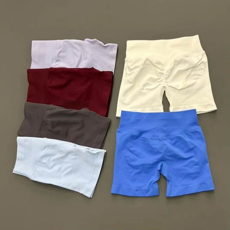 Shorts Deportivos para Mujer, Elásticos, Transpirables, Sin Costuras, Levanta Glúteos, Control de Abdomen, Cintura Alta, para Yo