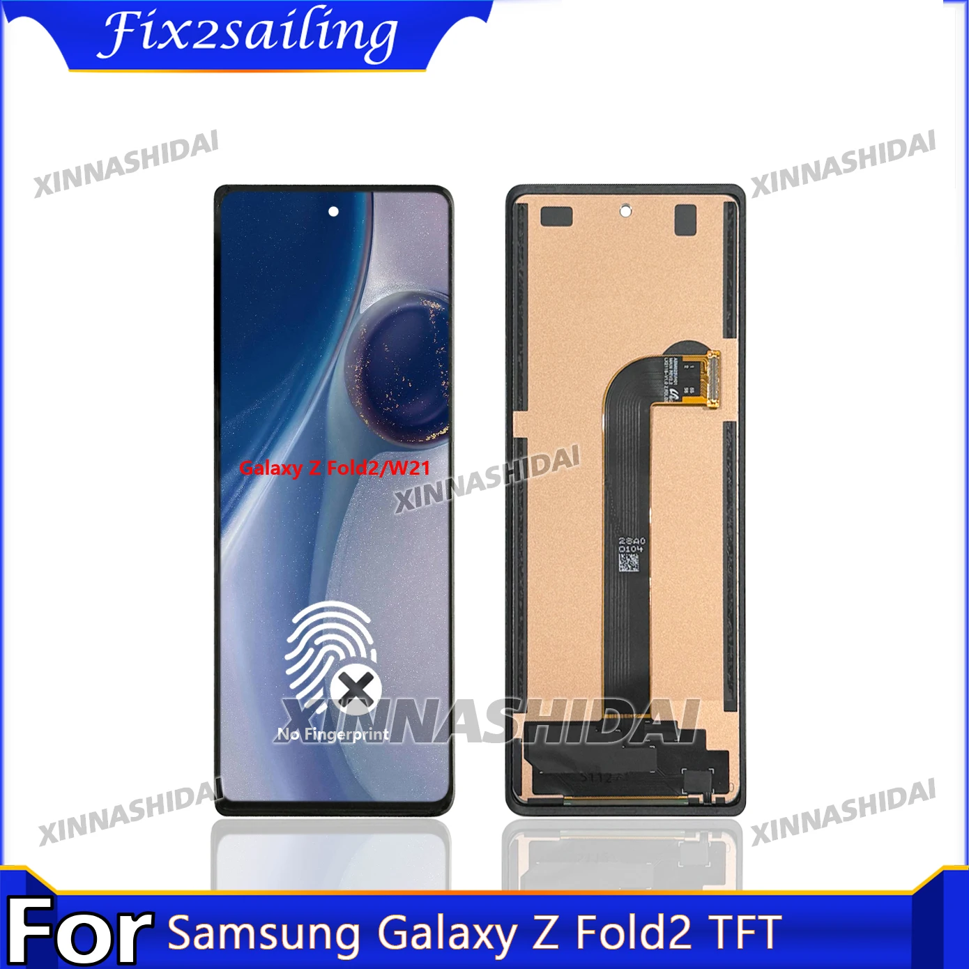 AAA+ TFT High Quality LCD Display Screen For Samsung Z Fold 2 Display Touch Screen Digitizer Display NO Frame