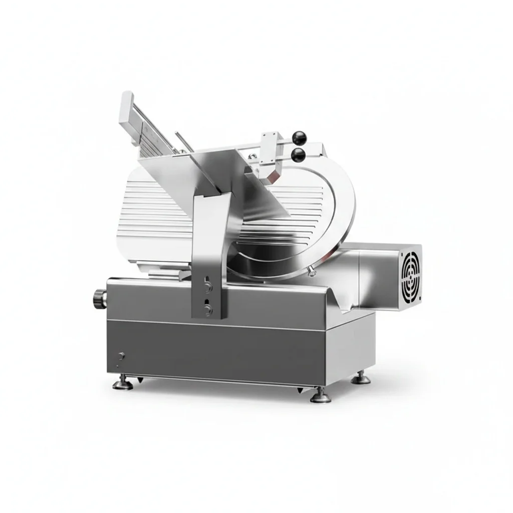 

550w Fully Automatic Commercial New Meat Slicer High Manganese Steel Blade Knife Frozen Cooked Meat Slicer Cutting Machine