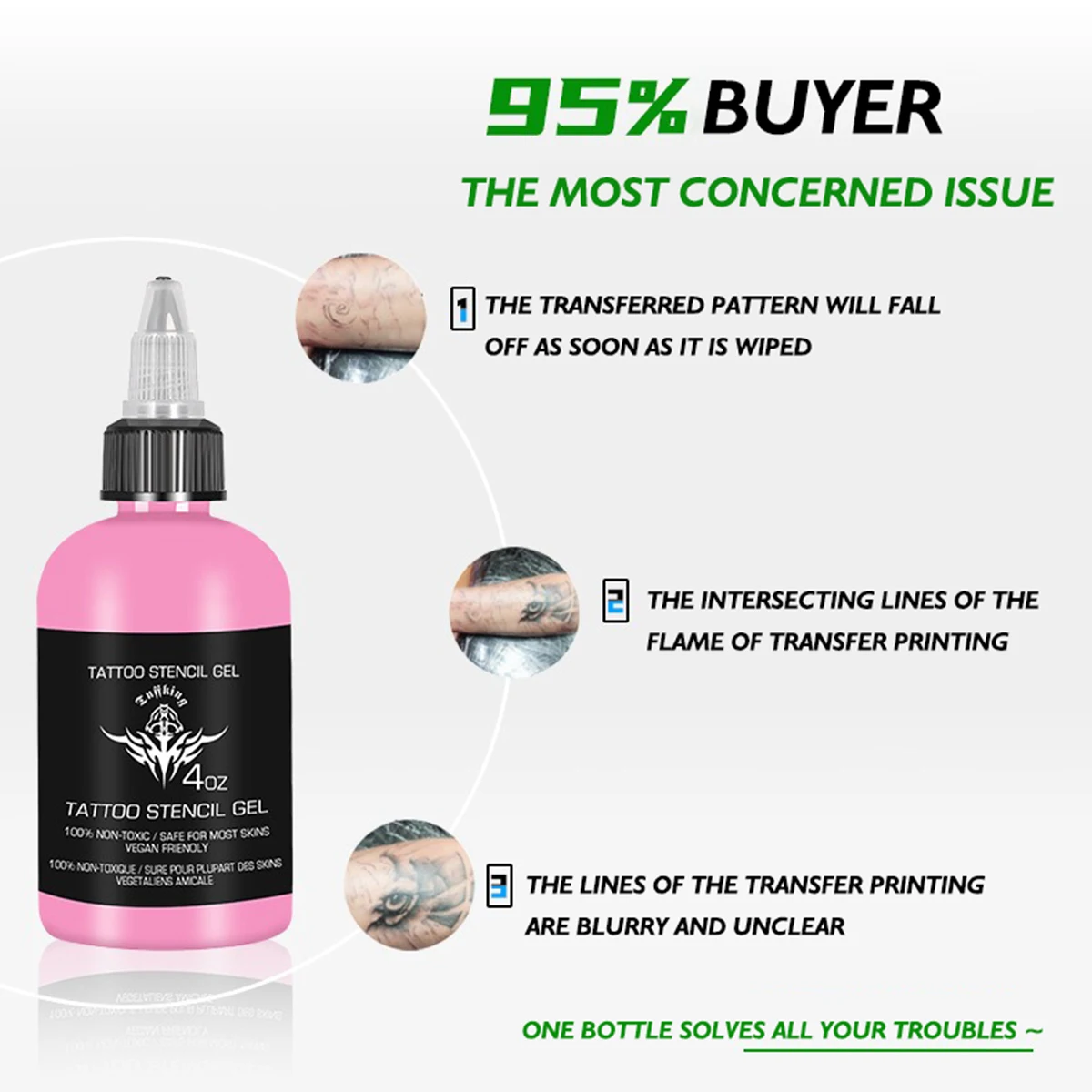 Pink Tattoo Transfer Paste Tattoo Transfer Gel 30ML/120ML Student Practice Consumables Auxiliary Supplies