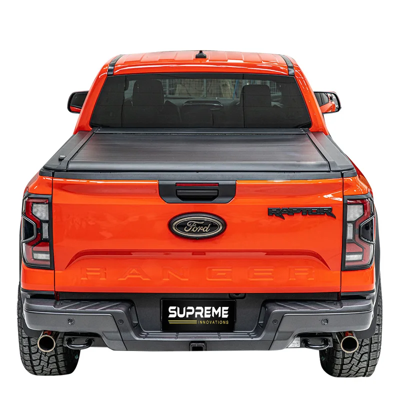 

Zolionwil Aluminum Hard Retractable Truck Bed Cover electric Ford F-150 Raptor