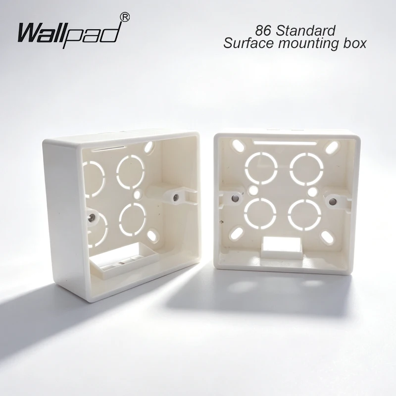 86 Type Surface Mounted Bottom Box Universal Wall Switch Socket Junction Box External Wiring Bottom Box CE Certified