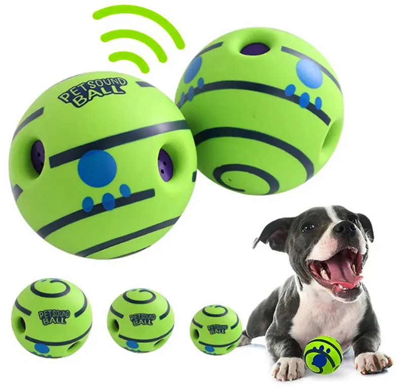 Wobble Wag Giggle Glow Ball, interaktives Aufmerksamkeitsspielzeug für Hunde, lustiger Giggle-Sounds-Ball, wenn gerollt oder schüttelt ist für den Spaß von Hunden – Detail 4