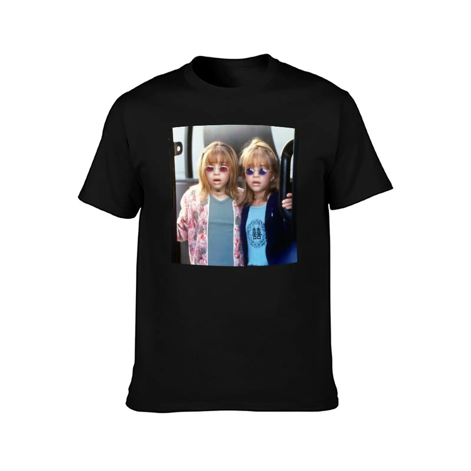 Billboard Dad - Olsen Twins (Mary-Kate _amp_ Ashley) T-Shirt Breathable Mesh Panel T-Shirt