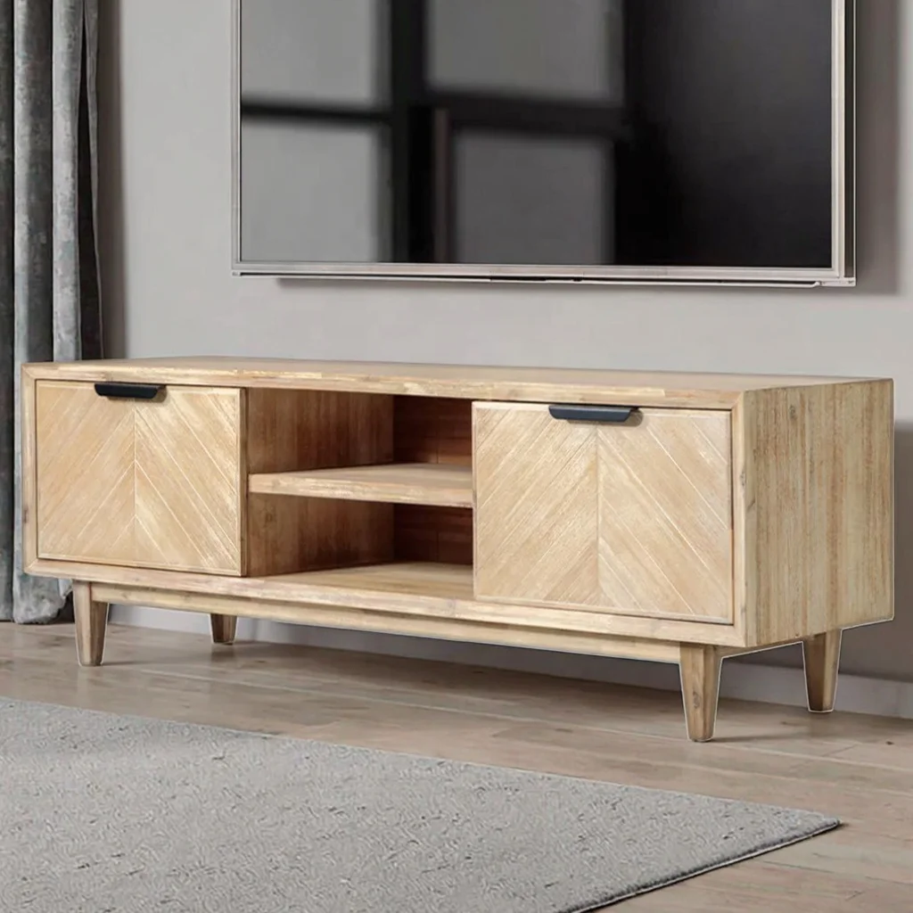 

2025 Solid Wood TV Cabinet Minimalist Style Tv Cabinet Modern Luxury Display Cabinet Living Room Furniture