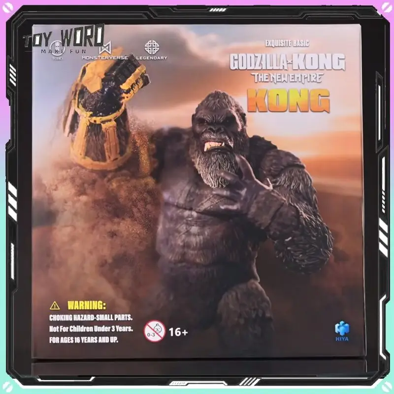 

New Hiya Action Figures Godzilla Vs King Kong 2 Series Robot Toy Empire Rising King Kong Manipulator Model Custom Collect Gift