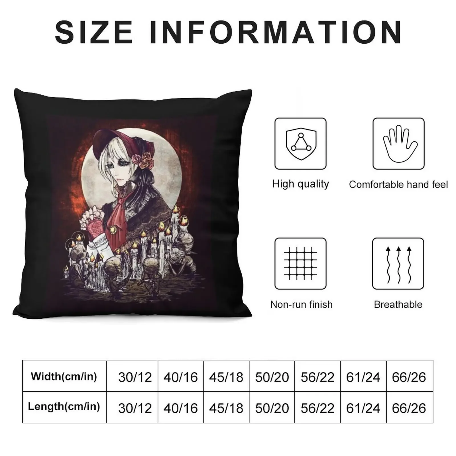 Bloodborne: Doll Throw Pillow sleeping pillows Decorative Pillow Covers For Sofa Sitting Cushion pillow