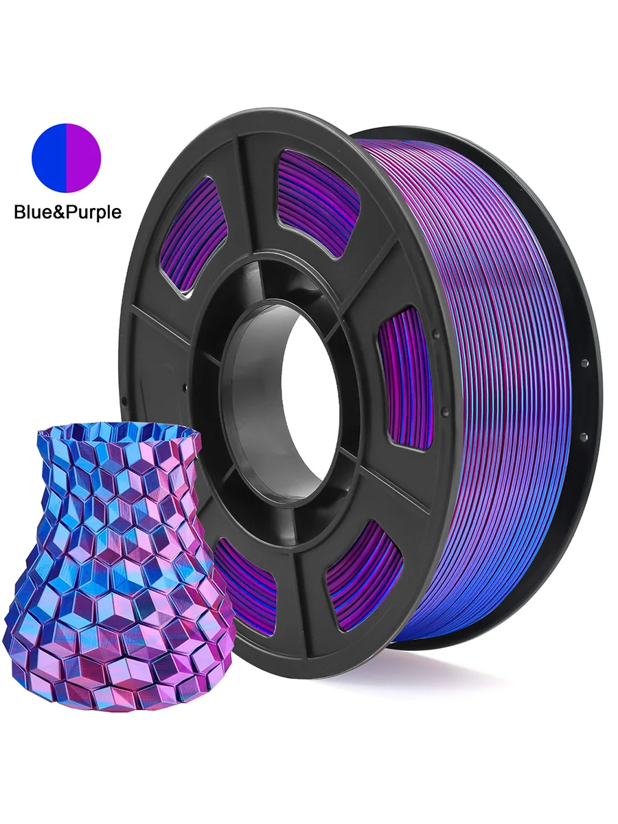 Zweifarbiges PLA 3D-Drucker Filament 1,75mm 250g Spule, Hochpräzises Druckmaterial für die Meisten FDM 3D-Drucker – Detail 5
