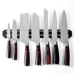 3 Sizes Stainless Steel Knife Stand 25 33 38cm Magnetic Knife Holder Wall Storage Rack Home Magnet Multi-purpose Kitchen Tool