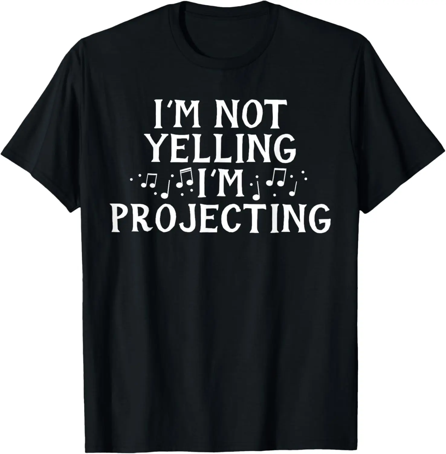 

Футболка I'm Not Yelling Projecting Music Choir Singing Singer Band
