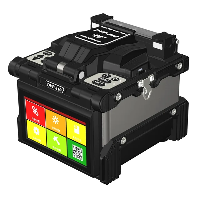6 Motors Optical Fiber Splicing Machine DVP-810 Core to Core Alignment Chinese fusion Splicer