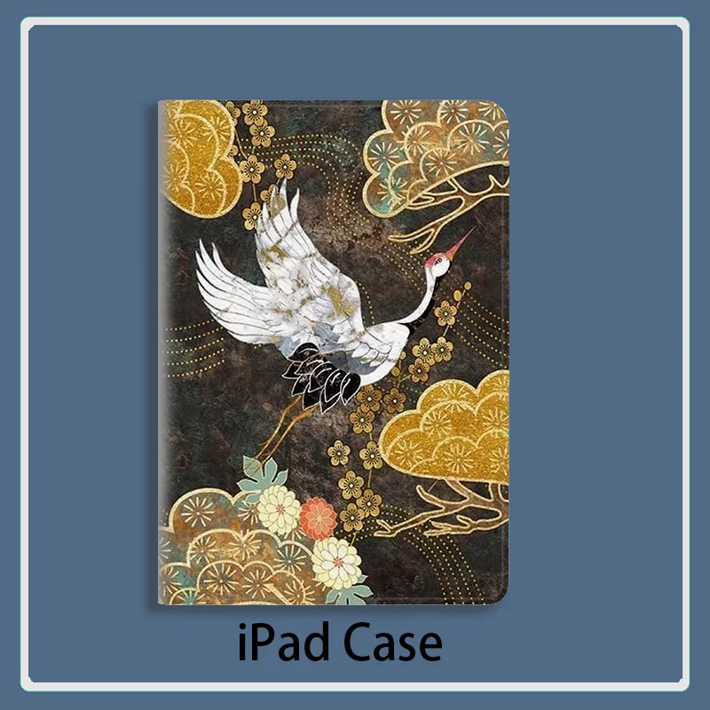 

Чехол с аниме «Китайский журавль» для iPad 10,2, 9-й 10-й воздушный 6 5 Mini 4 5 7 Чехол 12,9 Роскошный силиконовый чехол Pro 10,9 11 13 для iPad Air 1 2 3 4