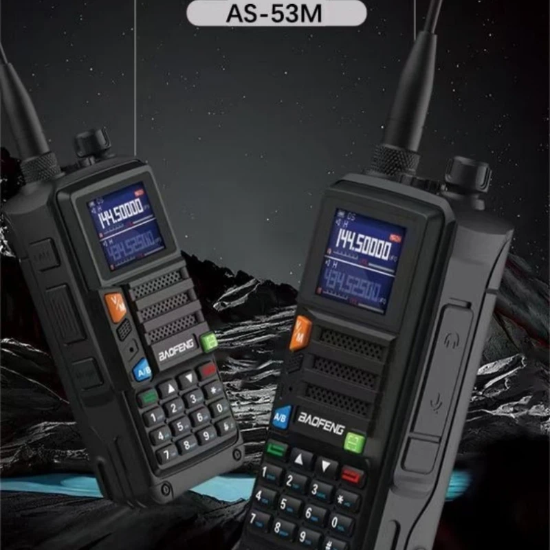 جهاز اتصال لاسلكي أصلي عالي الجودة من Baofeng مقاوم للماء والغبار عالي الطاقة محمول لتسلق الجبال في الهواء الطلق جولة ذاتية القيادة
