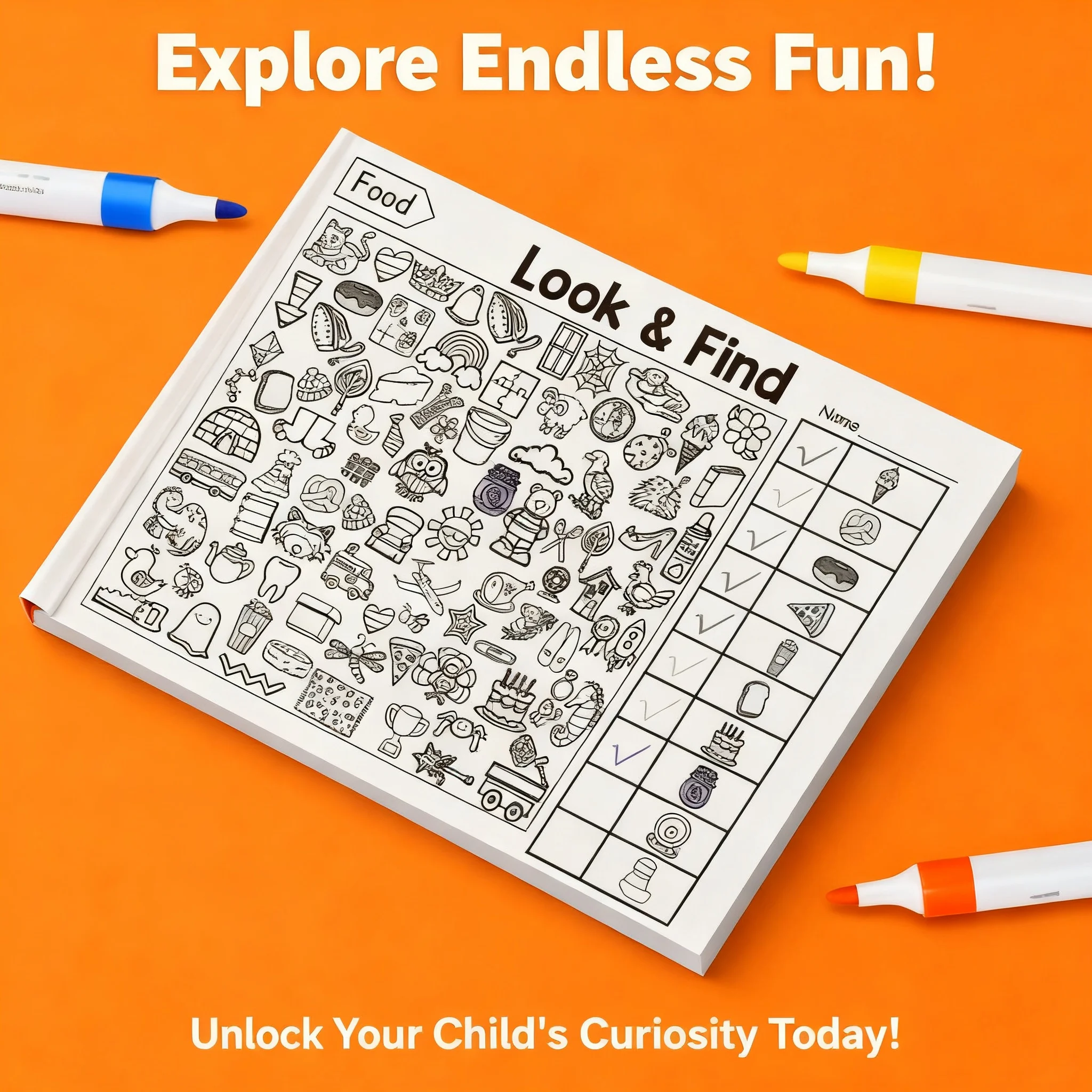 

Interactive Coloring Search Workbook 100+ Hidden Objects Activities Educational Puzzle Book for School Home Travel Early