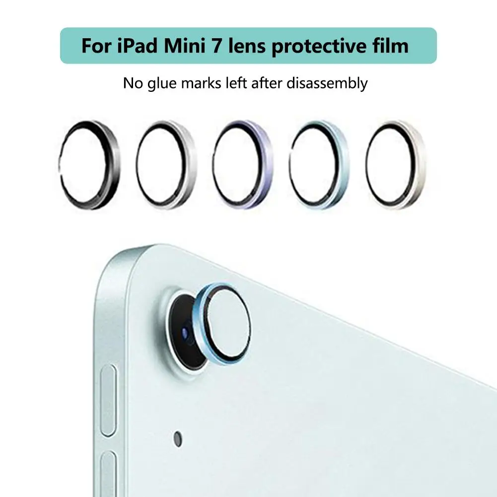 For Apple IPad Mini 7 Metal Protective Film Camera Lens For IPad Mini 7 Anti-scratch Metal Protectors Lens Film Protective Cap